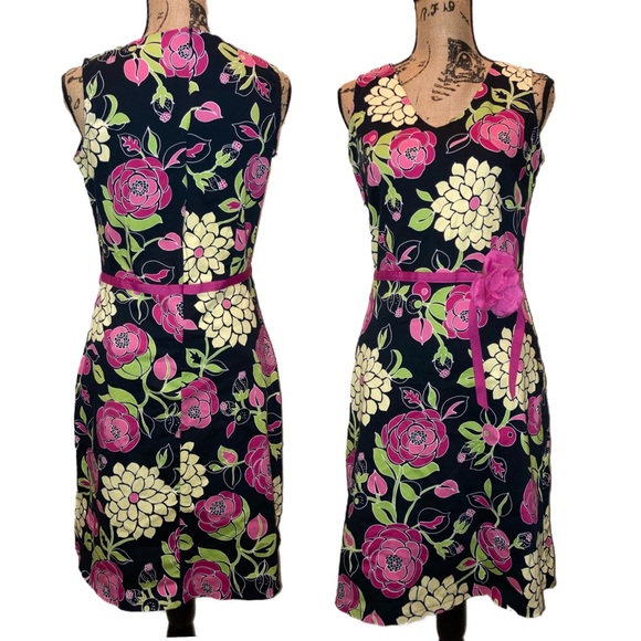 GUC Elementz Blooming Flowers Formal Sheath Dress - Picture 2 of 8